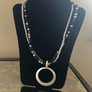 Premier Designs Night Life Necklace with enhancer.